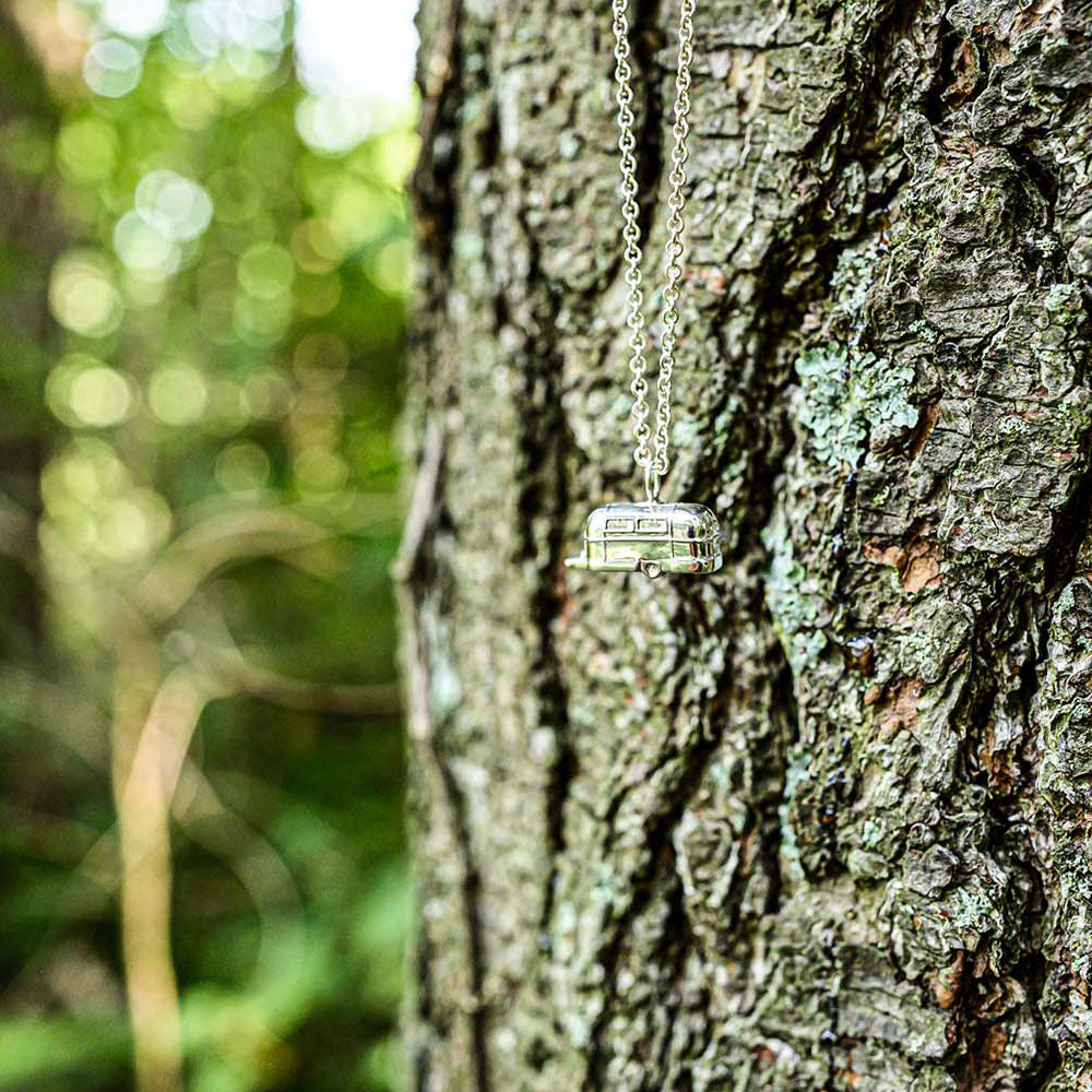 Airstream 3D Trailer Pendant Necklace
