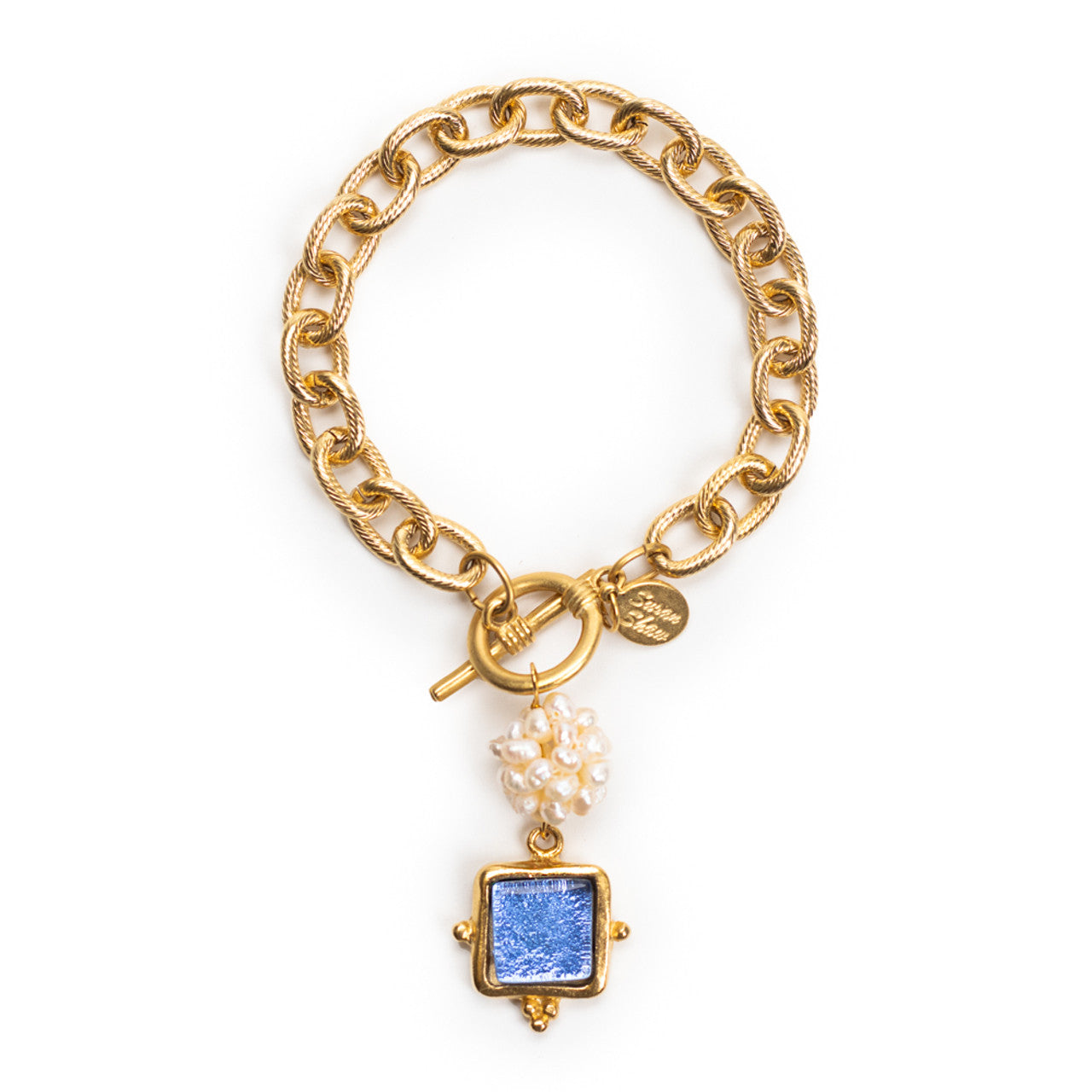 Anne Pearl & Glass Bracelet