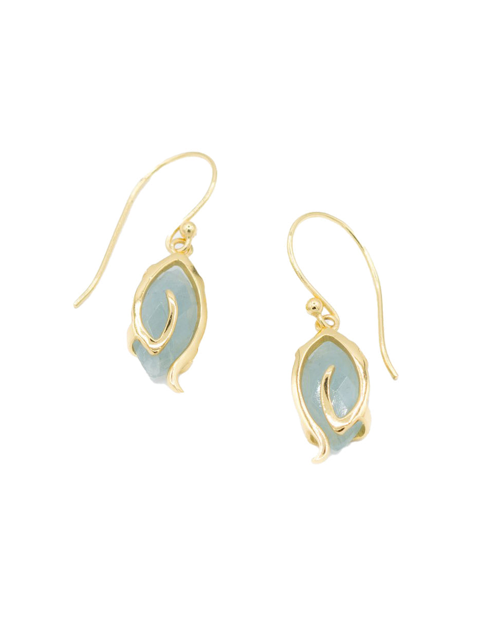 "Stand Tall" Classic Earrings (Aquamarine)