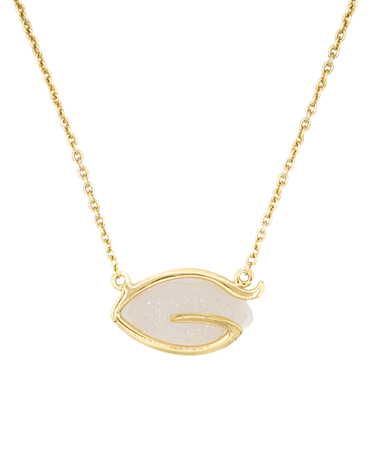 "Take Flight" Signature Necklace (Iridescent Druzy)