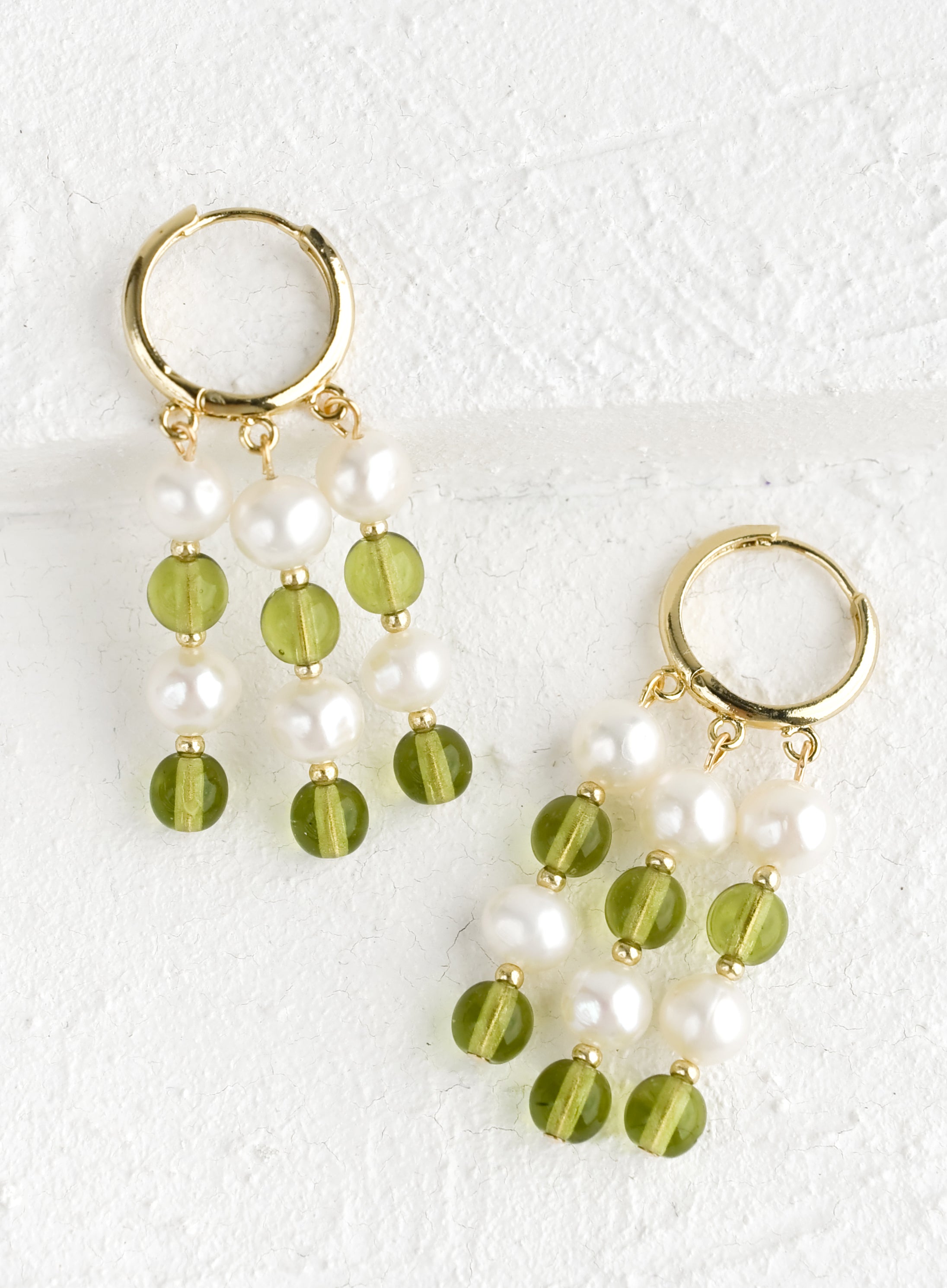 Atiya Pearl & Glass Earrings