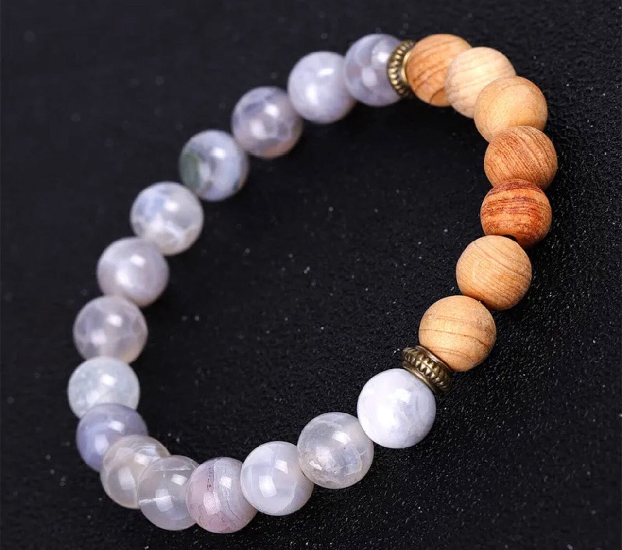 Aromatherapy Bracelet (Granite White)