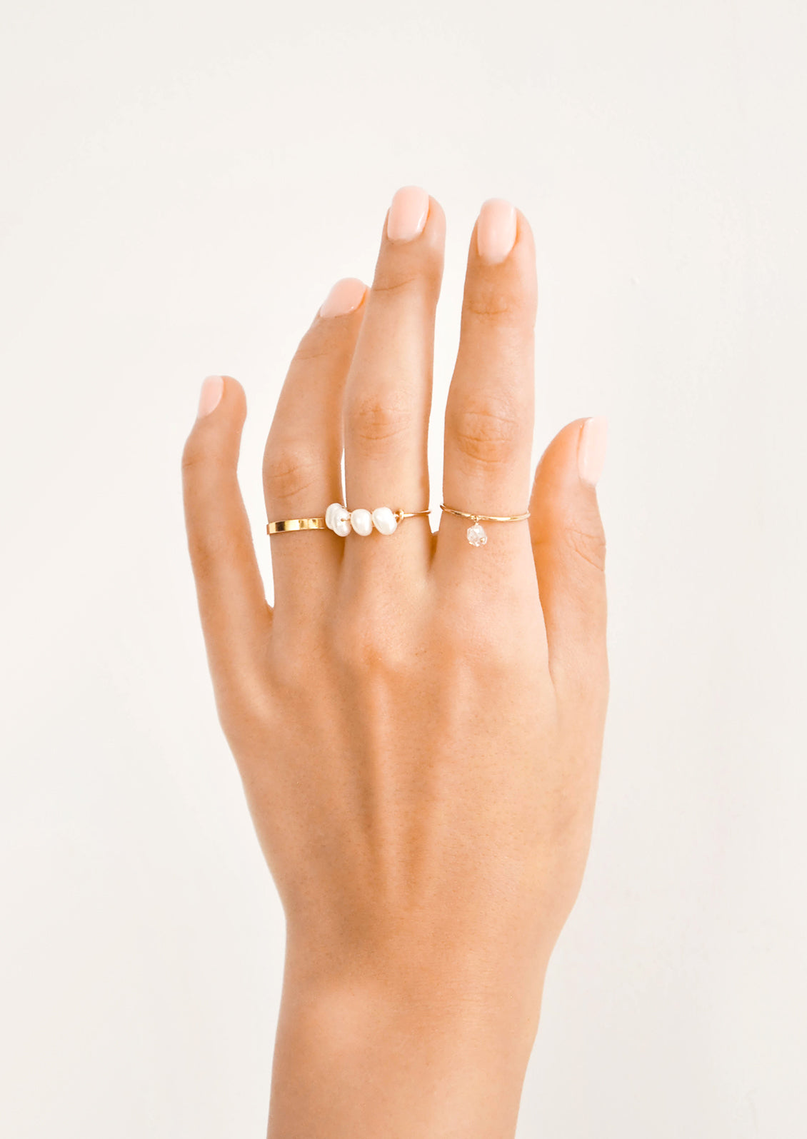 Braided Pearl Ring
